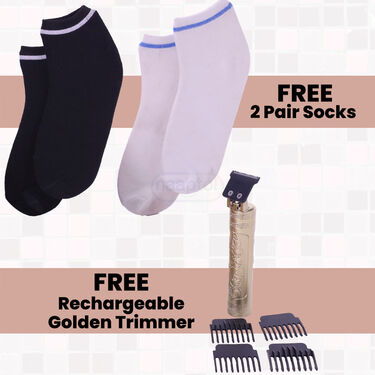 Pick Anyone Leatherite Sandal + Free 2 Pair Socks + Trimmer (SDC8)