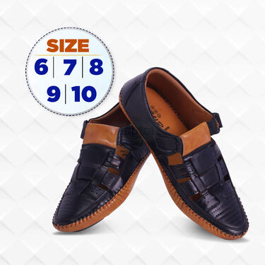 Pick Anyone Leatherite Sandal + Free 2 Pair Socks + Watch + Wallet (SDC9)