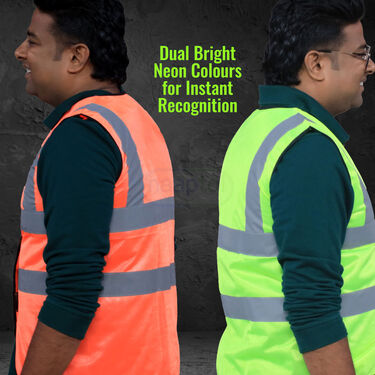 High Visibility Reflective Safety Jackets - Buy 1 Get 1 FREE (SJ1)