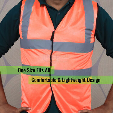 High Visibility Reflective Safety Jackets - Buy 1 Get 1 FREE (SJ1)