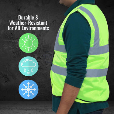 High Visibility Reflective Safety Jackets - Buy 1 Get 1 FREE (SJ1)