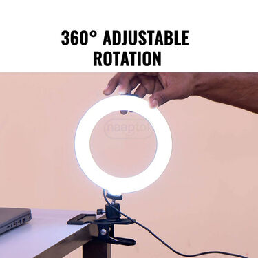 6 Inch LED Ring Light With Table Clamp (SRL)