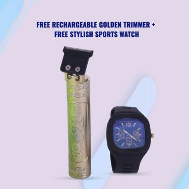 Colourful Stylish Sports + Free Trimmer & Sports Watch (SSC23)