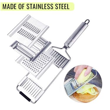 Stainless Steel 6 in 1 Vegetable Cutter (6SS2)
