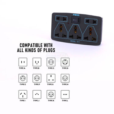 5 In 1 Sockets Adaptor Compatible With Multiple Plugs (UFC2)