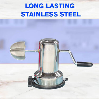 Stainless Steel Vada Maker + Coconut Scrapper + Dosa Batter Spreader + Free Coconut Opener (VMCS2)