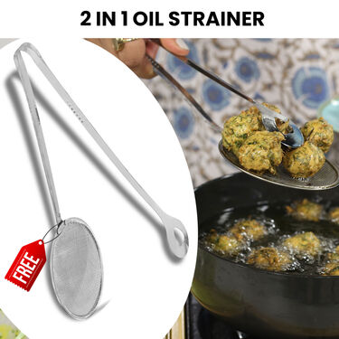 Vada Maker + Coconut Scrapper + 2 in 1 Oil Strainer + 2 Free Roller Cutter (VCOR)