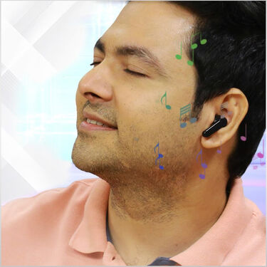 Wireless Bluetooth Earpod with Inbuilt Powerbank, Mirror And Torch (TWS5)