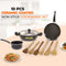10 Pcs Ceramic Coating Nonstick Cookware Set (10CCNC2)