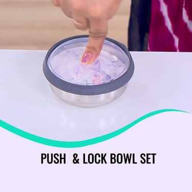 10 Pcs See Through Push & Lock Bowl Set (10PL4)