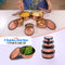 5 Stainless Steel Bowl + 5 Push & Lock Lid (10PL5)