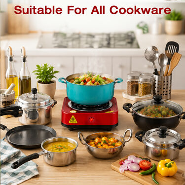 Kitchen Queen Flameless Electric Cooking Stove (ECS1)