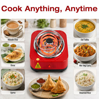 Kitchen Queen Flameless Electric Cooking Stove (ECS1)