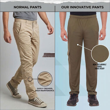 Dhamaka Deal - Pack of 3 Super Comfortable 6 Pocket Pants (3SPT10)