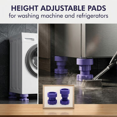 Height Adjustable Anti Vibration Pads 4 Pieces(PF9)