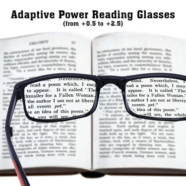 Full Frame Foldable Adaptive Power Reading Glasses Buy 1 Get 2 Free (3FORG11)