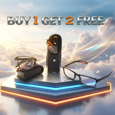 Full Frame Foldable Adaptive Power Reading Glasses Buy 1 Get 2 Free (3FORG11)