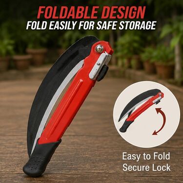 Foldable Long Handle Gardening Sickle (GHT8)