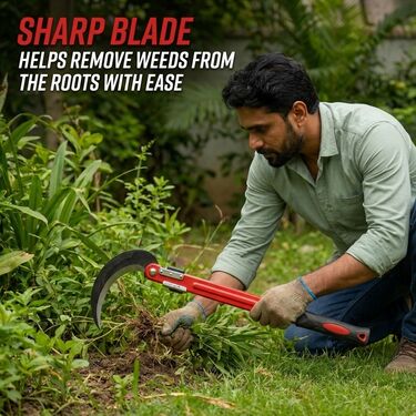 Foldable Long Handle Gardening Sickle (GHT8)