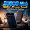 30000 Mah Solar Powerbank With Inbuilt Cables (PB17A)