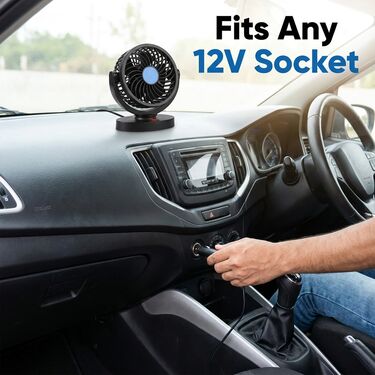 Car Interior Adjustable Air Boosting Fan (CIF2)