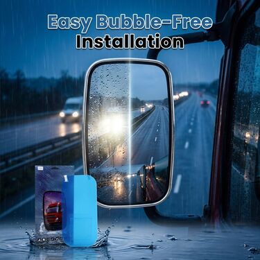 Rain Proof & Anti Glare Mirror Film for Truck & Bus (ARF2)