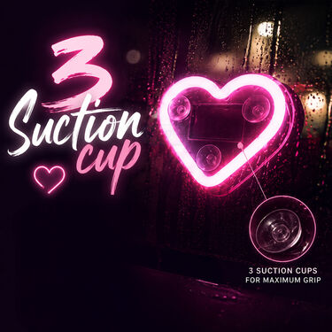 Car Solar Powered Heart Shape Decorative Light (CIDL12)