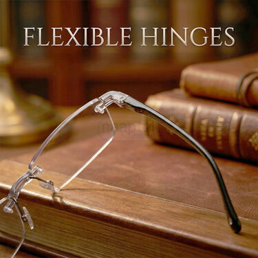 Rimless Coloured Adaptive Power Reading Glasses Buy 1 Get 1 Free (2OC2RG1)