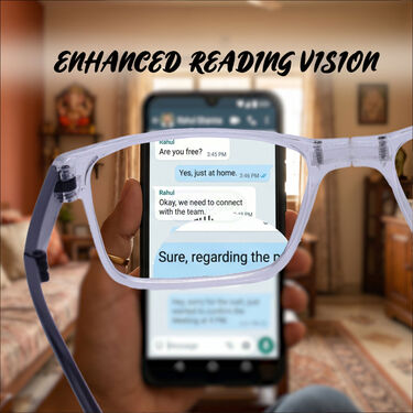 Folding Full Frame Bifocal Adaptive Power Reading Glasses Buy 1 Get 2 Free (3FBORG5)
