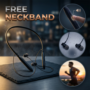 Mini Tripod With Bluetooth Remote For Video Making With Neckband (MMT5)
