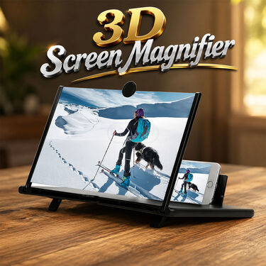 3D-Screen Magnifier with Eyes Protection Enlarged (3DMPE4)