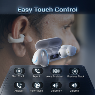 Open Ear Clip Wireless Earbuds Bluetooth With Display (TWS110)