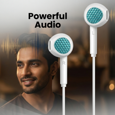 Pack of 3 Earphones With High Bass Headphones With Microphone (TWS111)
