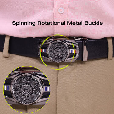 Leatherite Mens Adjustable Spinning Autolock Belt (ALB1)