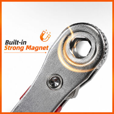 Magnetic Ratchet Wrench For Hard To Reach Spaces (HT131)