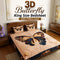 3D Butterfly King Size Bedsheet With 2 Pillow Cover (DBS41)