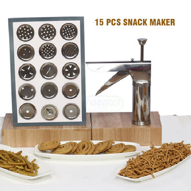 15 Pcs Snack Maker + Free 5Pcs Roller Cutter (15SM6)