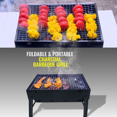 Foldable & Portable Charcoal Barbeque Grill (1PCBG1)