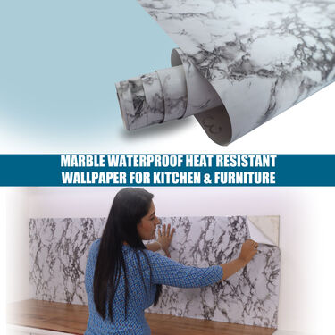 Kitchen Decorative Marble Wall Stickers (KDW1)