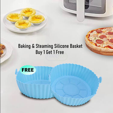 Baking & Steaming Silicone Basket - Buy 1 Get 1 Free (2SFB1)