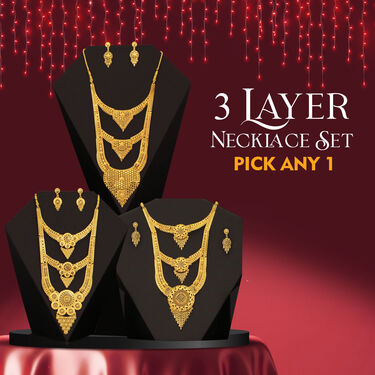 3 Layer Necklace Set Pick Any One (3LNK1)