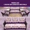 5 Seater Designer French lace Sofa Cover Set (5FSC2)
