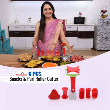 6 pcs Snack & Puri Roller Cutter (6SPR1)