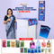 7 Pcs Beautiful Diamond Mega Fridge Cover Combo with 18 Free Gifts (7MF4)