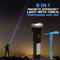 8 in 1 Magnetic Emergency Light with Torch + Powerbank And Fan (LTP)