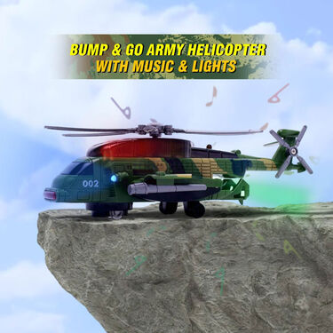 Bump & Go Army Helicopter (AFHT)