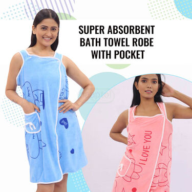Super Absorbent Bath Towel Robe (BT2)