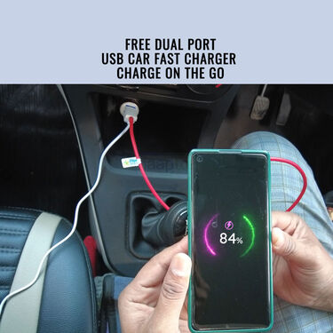 3 In 1 Fast Charging Data Cable + Free Dual Port USB Car Fast Charger (CDC2)