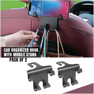 Car Backseat Headrest Hook - Pack of 2 (CHNHP2)