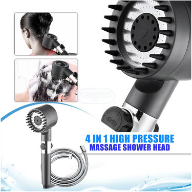 4 In 1 High Pressure Massage Shower Head (CHNTSH)